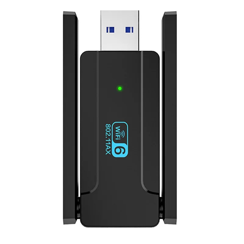 

USB WiFi Adapter USB3.0 WiFi6 Wireless Network Card AX1800M 2.4G/5GHz Dual Band High-Speed Network Card