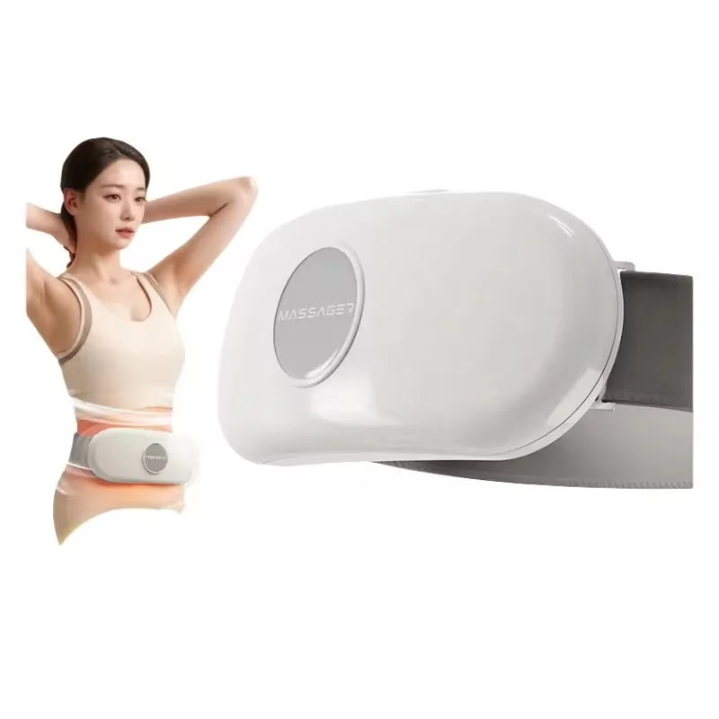 

Electric Belly Shaking Massager Portable Wireless Abdominal Massage Belt Machine with Vibration Multi Modes Heated Fat Burner