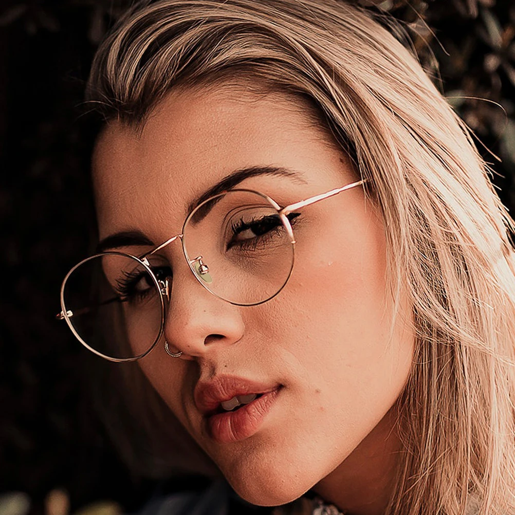 

4pcs Titanium Nose Pads Durable Comfortable Material Gold Color Fits Most Glasses Sunglasses Repair Supplies Labor Protection