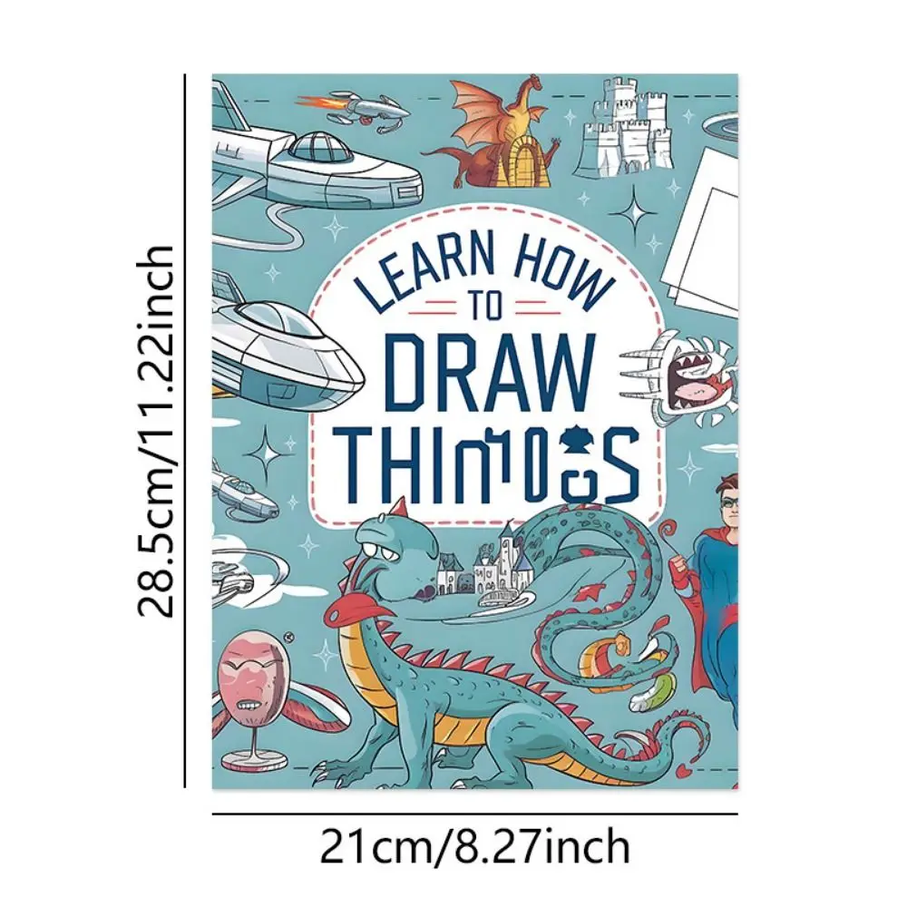 

Travel Drawing Cartoon Coloring Book Early Education Enlightenment Graffiti Copy Sketch Book Doodling Stationery