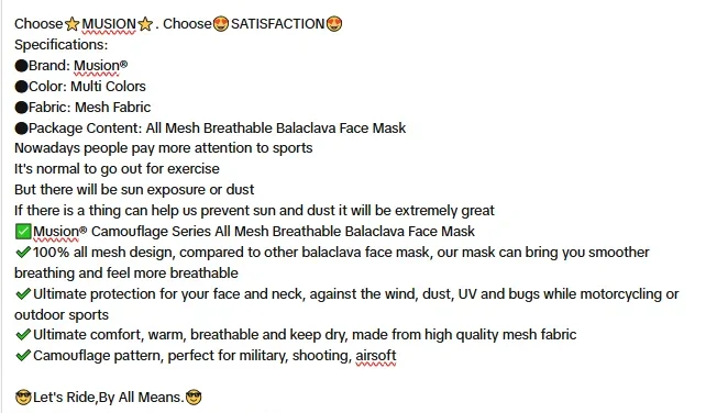 Musion Balaclava-Mütze, Maske, Motorrad, atmungsaktiv, Schmetterling, original bedruckt, schweißabsorbierend, Sonnenschutz, Radfahren und Wandern – Detail 1