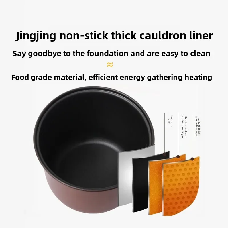 

Durable 12V/24V/220V Car Home Dual-purpose 1.2L Mini Rice Cooker Non-stick Outdoor Cooking Pot 2026