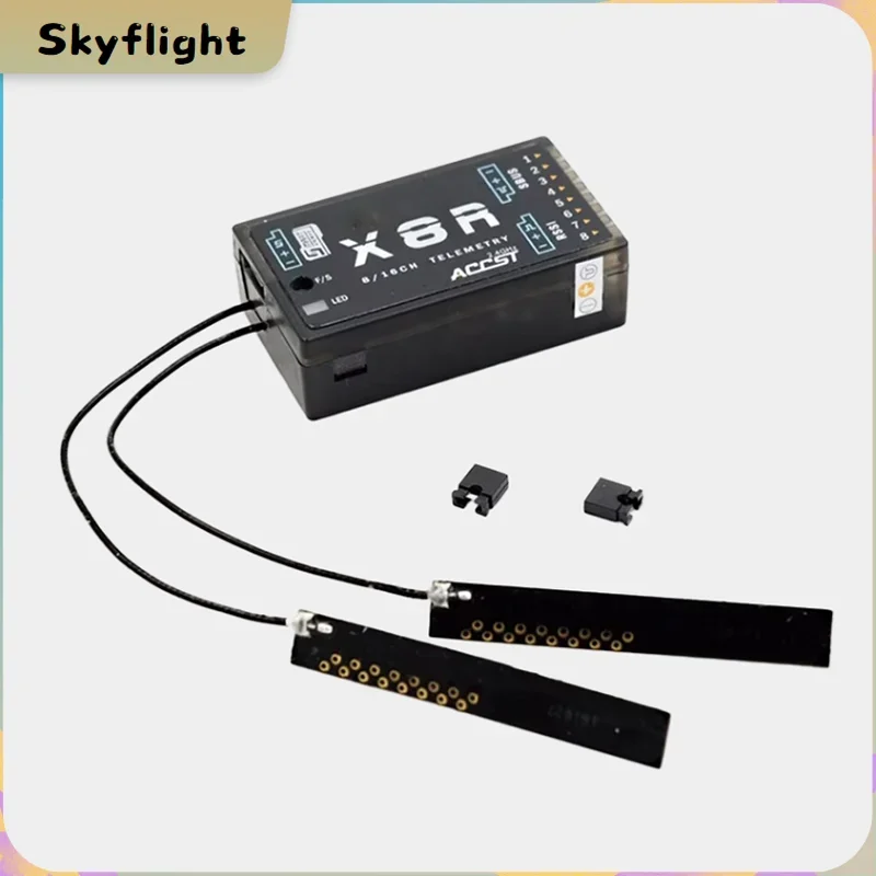 

2025 New FR X8R Receiver 8/16CH Telemetry For RC Quadcopter Multicopter Compatible with X7 X9D X12S transmitter