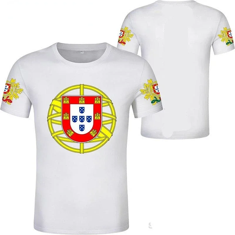 Custom Name Number Portugal 3D T-shirt PorNation Flag Soccer T-shirts Clothes For Men Women Ronaldoes Short Sleeve T-shirt