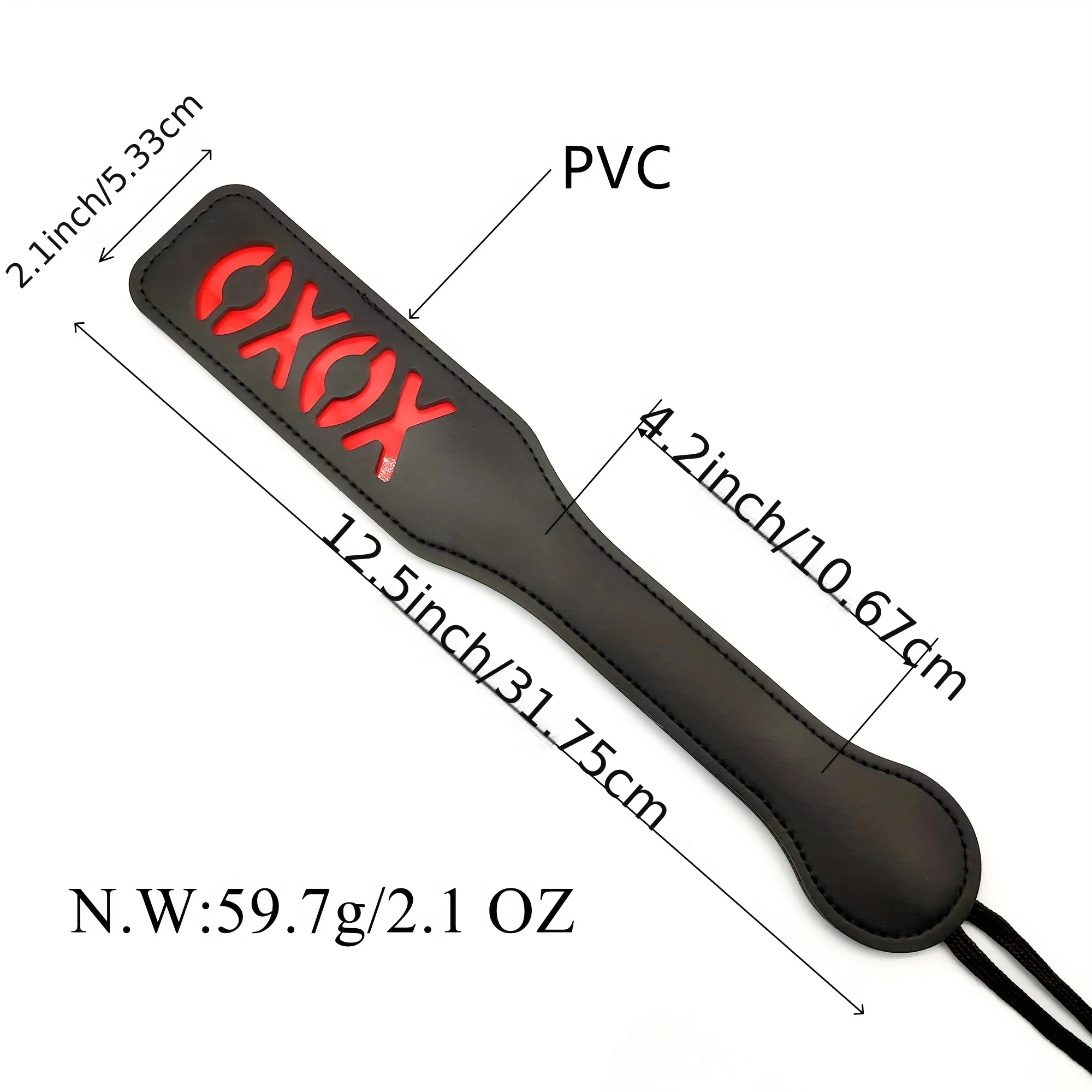 مجداف الردف من الجلد XOXO للنساء والأزواج ، صفع بنمط الحروف ، BDSM ، ألعاب اللعب الجنسية البديلة للكبار