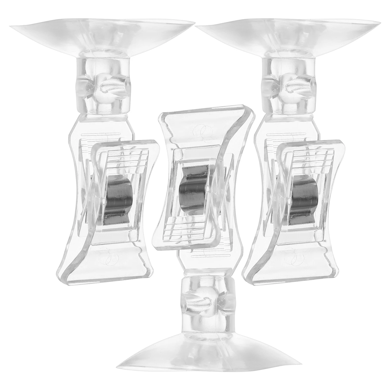 

3 Pcs Feed Clip Aquarium Feeding Tool Food Clamp Decorate Fish Tank Veggie Airline Suction Cups Tubing Clips Feeder