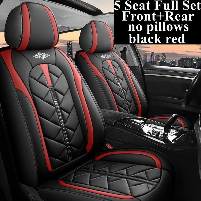 

5 Seat Front+Rear Complete Car Seat Covers for Alfa Romeo 159 Giulia Stelvio Acura CDX ILX LEGEND MDX RDX RL RLX TL TLX TSX ZDX