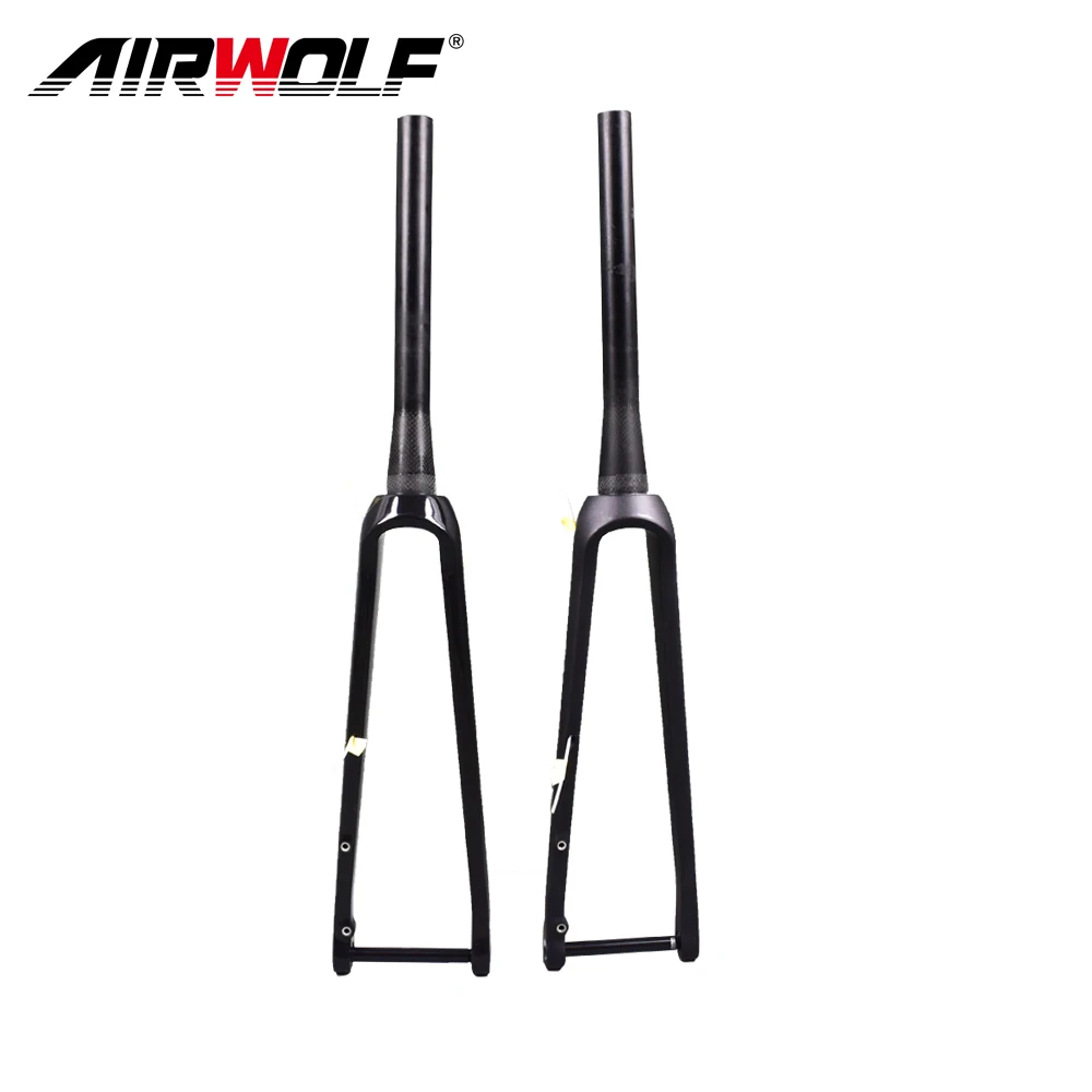 OUTSHONE carbon bike front fork, tapered disc  max tyre 32C  road 