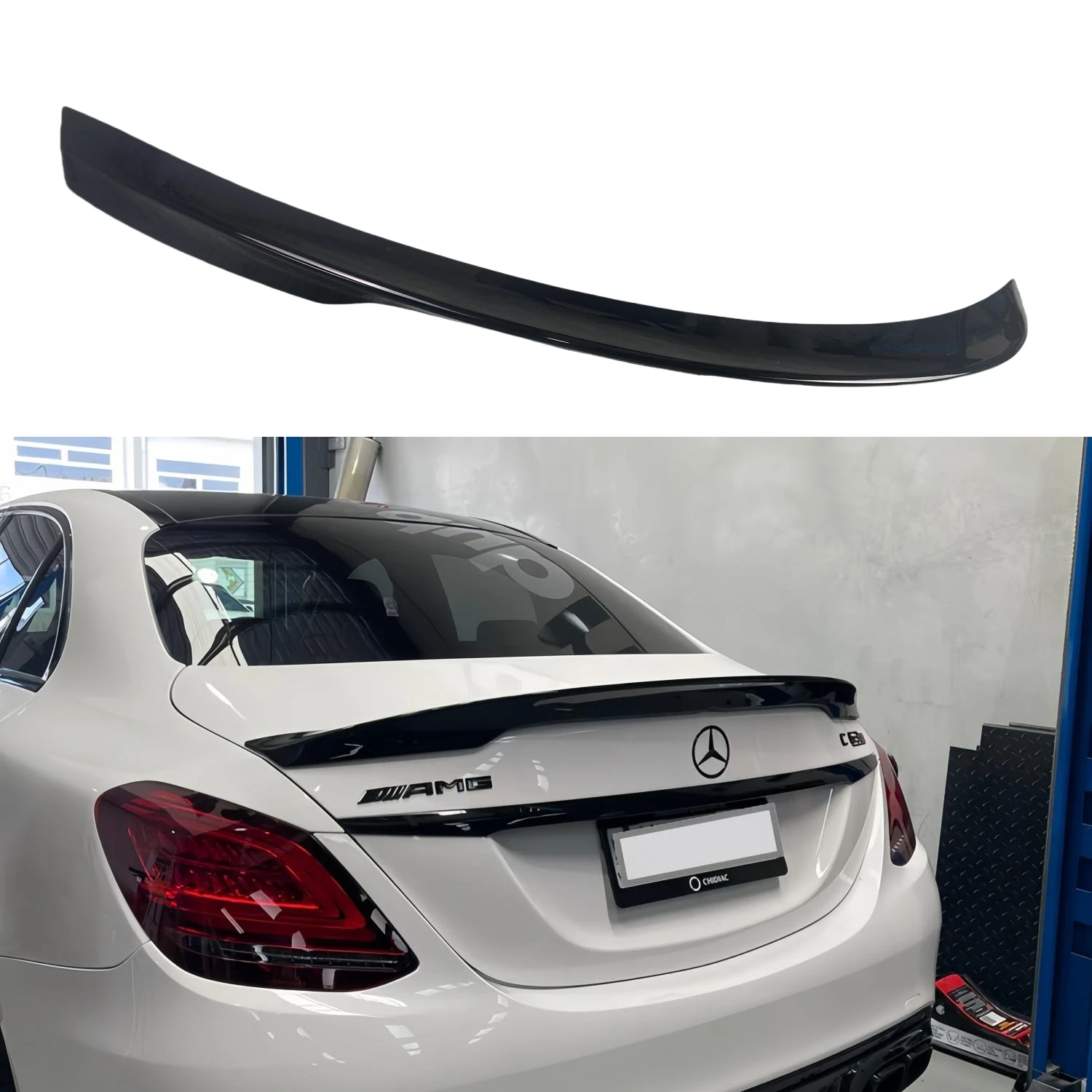 

Автомобильный задний спойлер в стиле Carlson, крылья для Mercedes Benz W205 C200 C250 C300 C43 C63, 4-дверный седан 2014-2021, тюнинговые обвесы