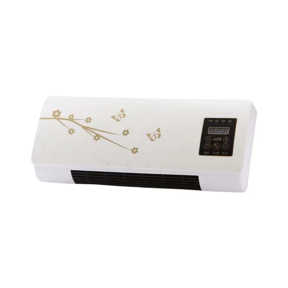 Wall-Mounted Dual Function AC and Heater for Combo Setups Operates on Standard 110V Outlet Ultra Quiet Below 36dB Noise Level