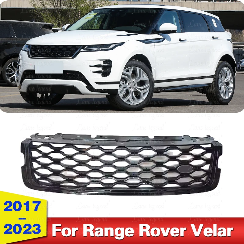 FOR RANGE ROVER Velar L560 2017-2023 GLOSS BLACK FRONT GRILLE DYNAMIC STYLE UPGRADE