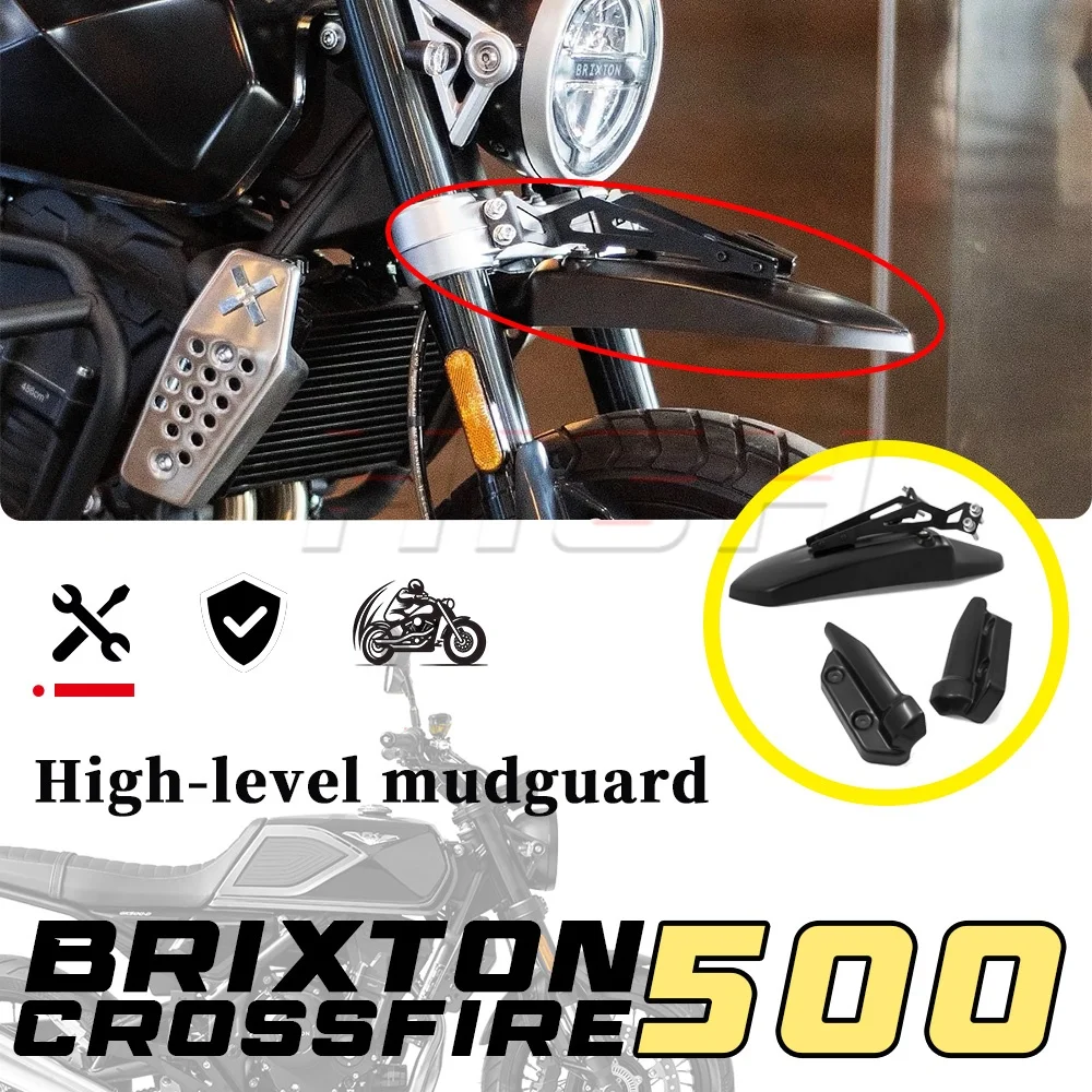 

Высоковое переднее крыло BRIXTON CROSSFIRE 500GK, клюв, крыло, стойка для топливного бака, сетка для фар, защита вилки, песочный щиток 500 GK