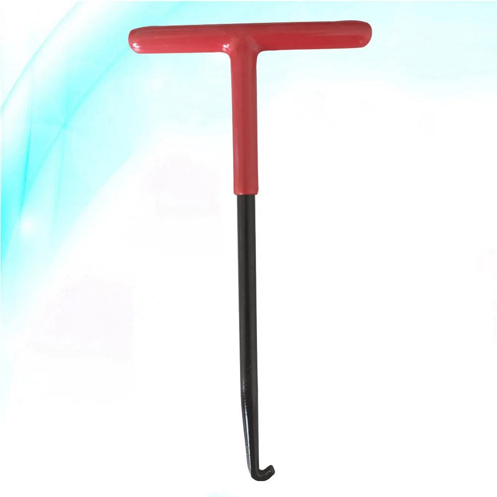 Thickened Motorcycle Hook Puller Tool For Exhaust Pipe Drum Brake Shoe Cotter Pin Removal Heavy Duty Steel Hook Long Handle