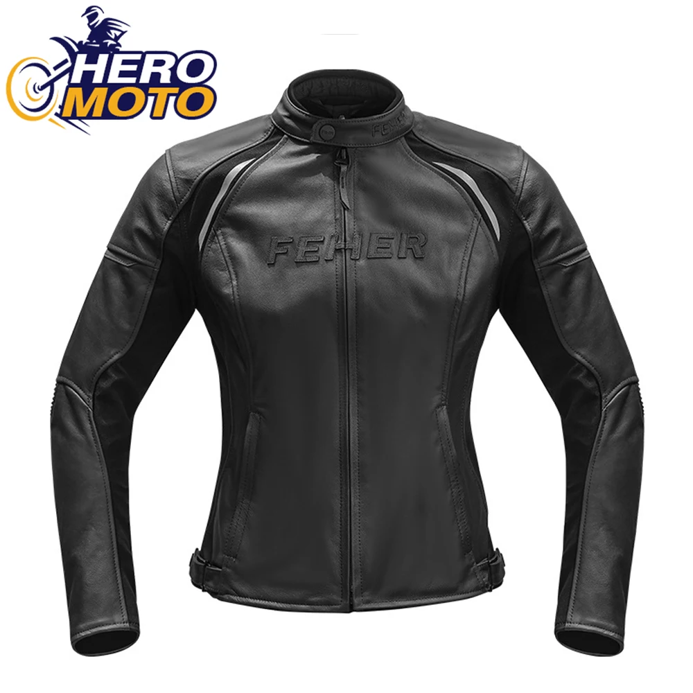 

FEHER Motorcycle Jacket Women Waterproof Motocross Riding Clothing Cold-proof Motorbike Jacket CE Protective Gear Size S-3XL