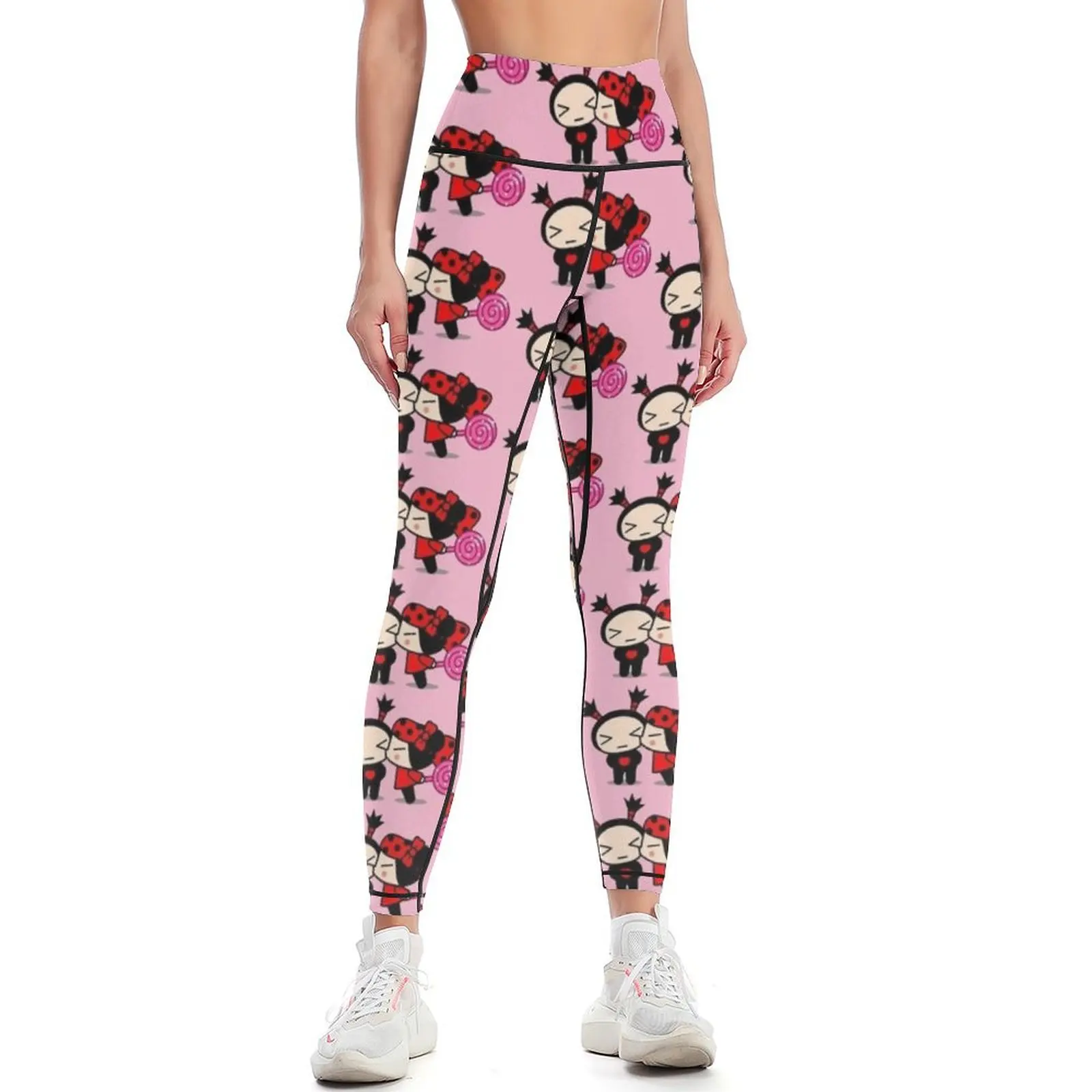 

Sweet Funny Love Leggings high waist Tight fitting woman leggins push up woman Jogger pants Womens Leggings