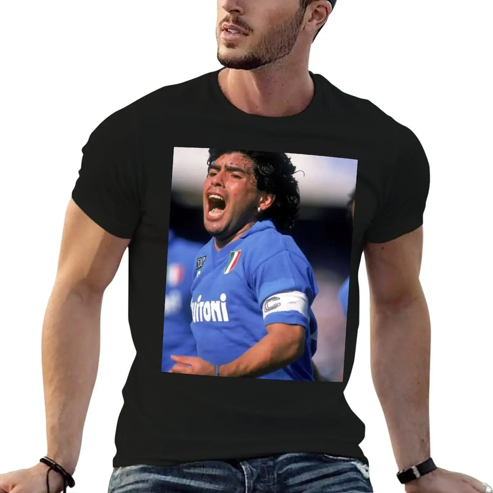

Diego goal T-Shirt summer clothes Blouse summer top mens t shirt