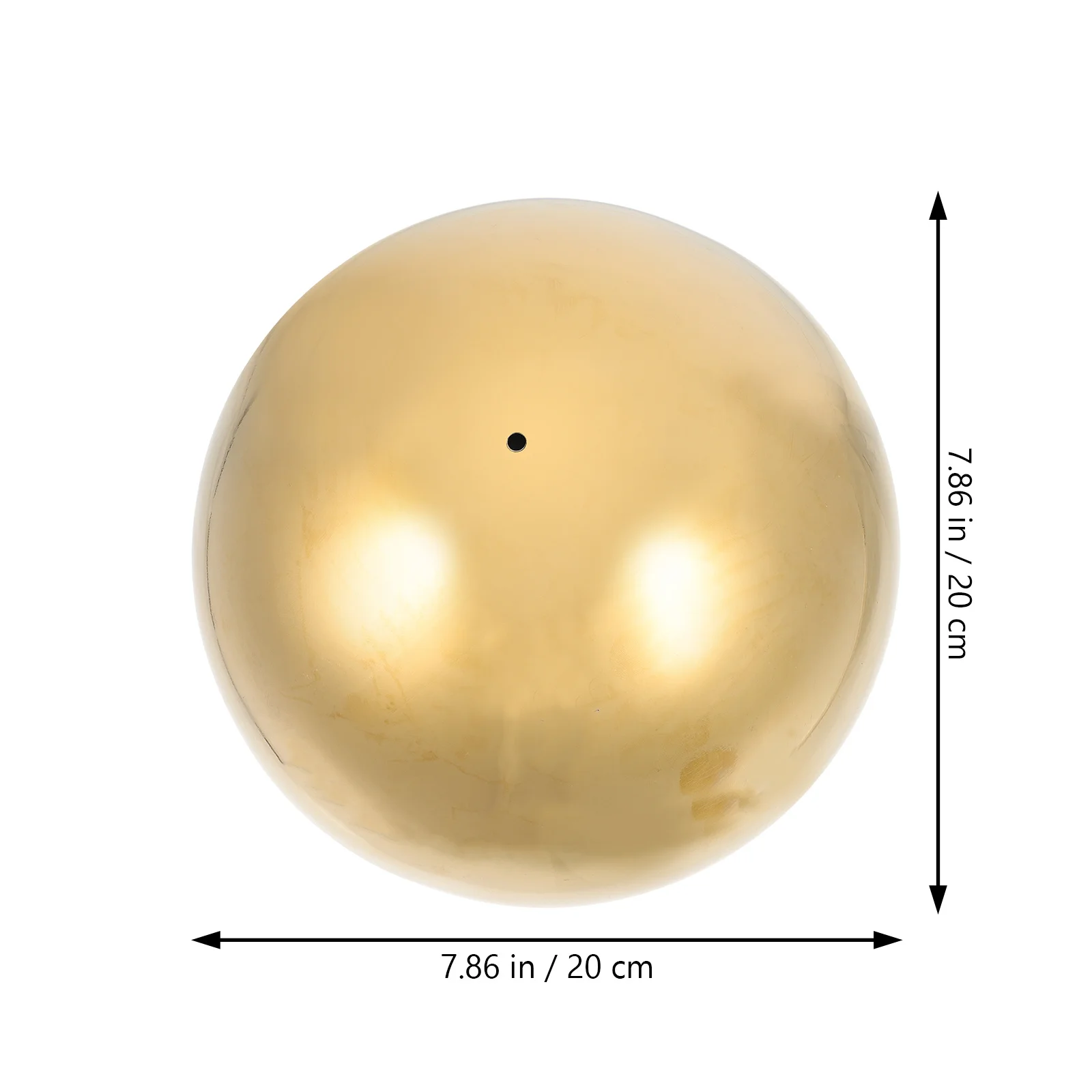 

Stainless Steel Gazing Ball Mirror Polished Hollow Seamless Floating Metal Globe Outdoor Garden Reflection Sphere