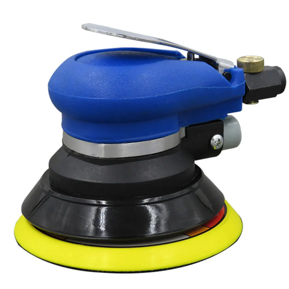 5in Air Sander Pneumatic Palm Sander Tool 10000 RPM Polisher Heavy Duty for Auto Body Automotive Wood Working