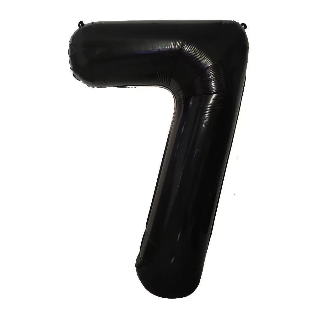 40 Zoll Schwarze Digitale Ballon-Dekoration für Kindergeburtstagsfeiern, Mädchen-Fotografie, Kreative Requisiten, Große Zahlen 0123456 – Detail 13