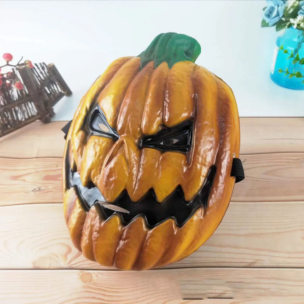 

Pumpkin Head Halloween Party Scary Masquerade Face Costume Creative Comfortable Fit Most Halloween Mask Party Costume