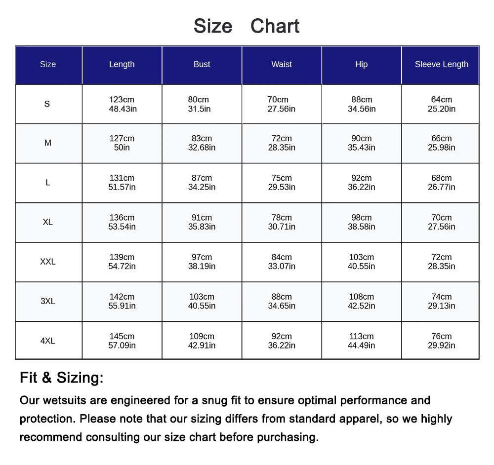 3MM Wetsuits Men Neoprene Diving Surfing Swimming Full Suits Cold Water Keep Warm Zipper Water Sports Full Diver Suit