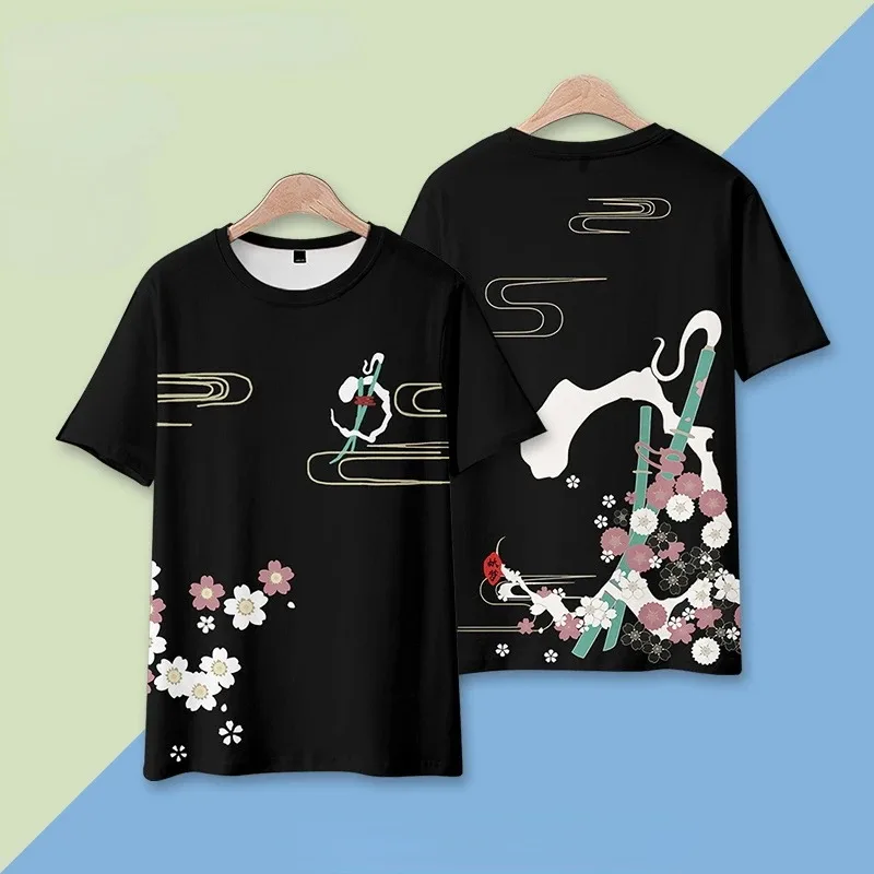 Anime Projeto TouHou Youmu Konpaku Impressão 3D T Shirt Mulheres Homens Verão Manga Curta Engraçado Tshirt Gráfico Tees 2024