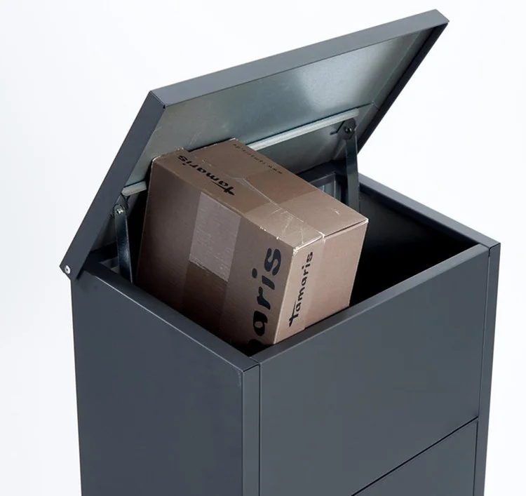 High Quality Outdoor Extra Large Parcel Drop Box Anti-theft Metal Parcel Box for Mail and Parcel