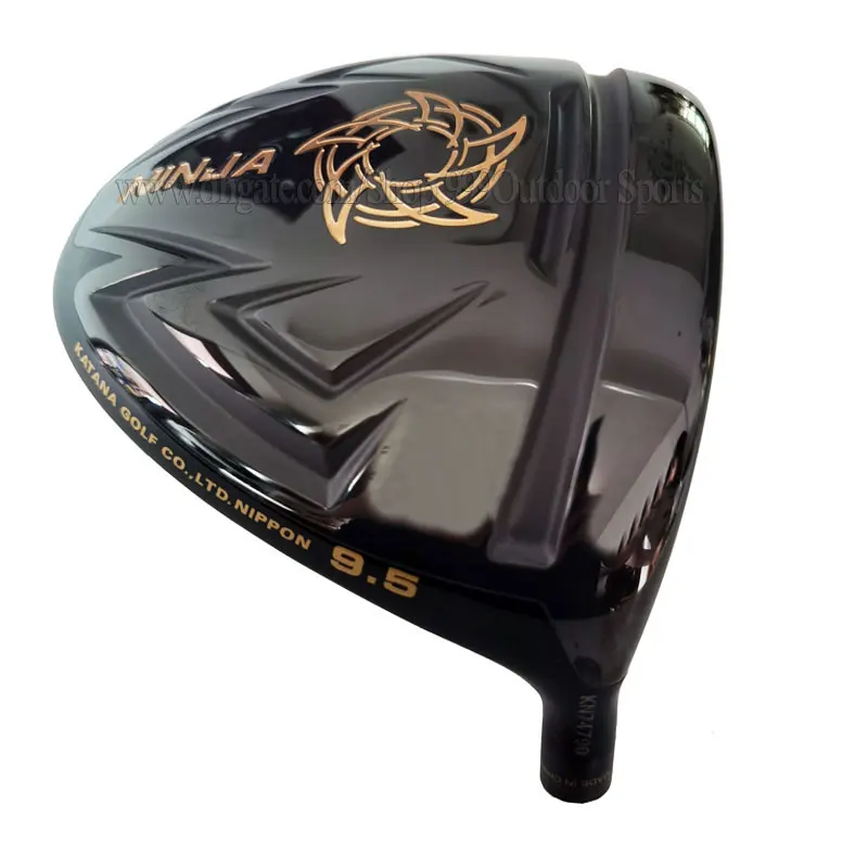 Palos de Golf de madera dorados NINJA para hombres, cabezas o eje seleccionables para diestros, Hi-COR Driver, 9,5 o 10,5 Loft