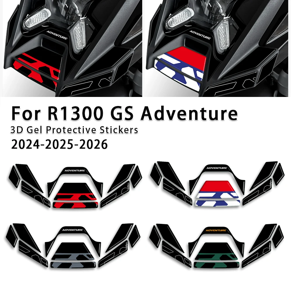 オートバイアクセサリー-r1300gs-アドベンチャー-2024-2025-2026-ウインドシールドデフレクターデカール-3d-ゲルヘッドライトペイント保護ステッカー