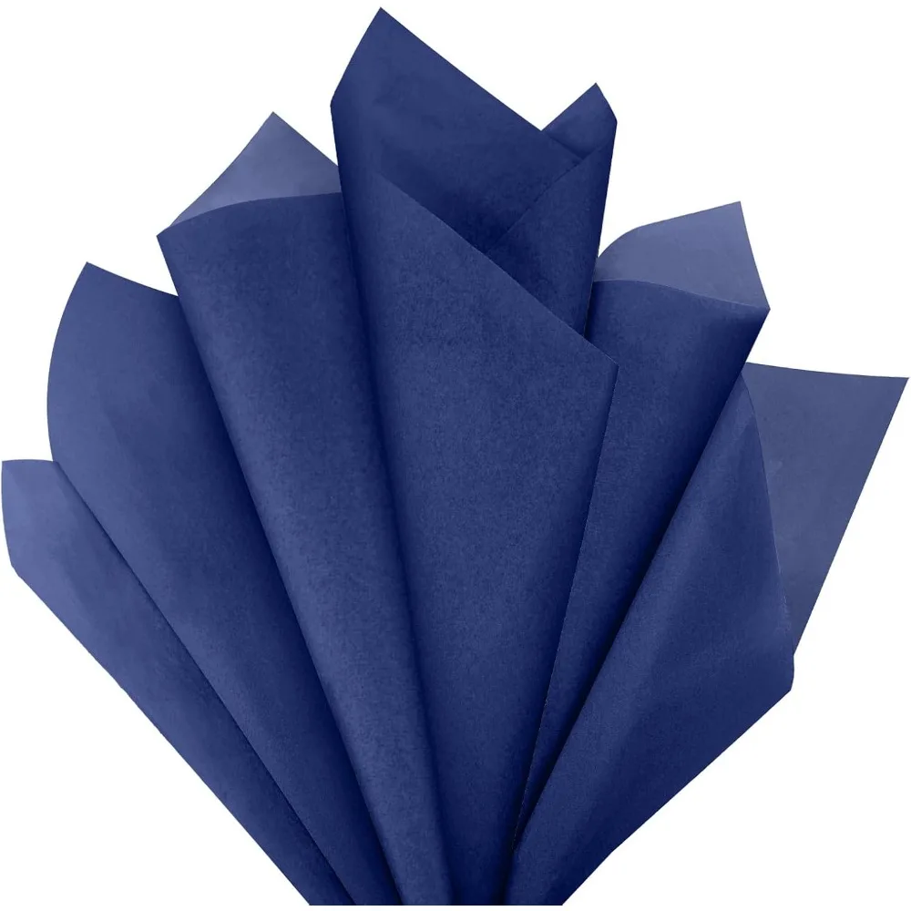 120 Sheets Navy Blue Tissue Paper for Gift Bags Wrapping Wedding Birthday Party Crafts Decoration Bulk Art Tissue view 4