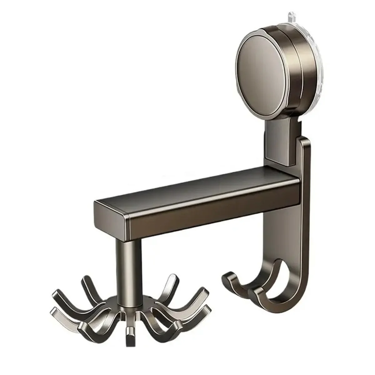 

A96Q-кухонный настенный органайзер, многоцелевой поворотный крючок без перфоратора, компактная вешалка, органайзер для посуды, держатель для кухонных инструментов