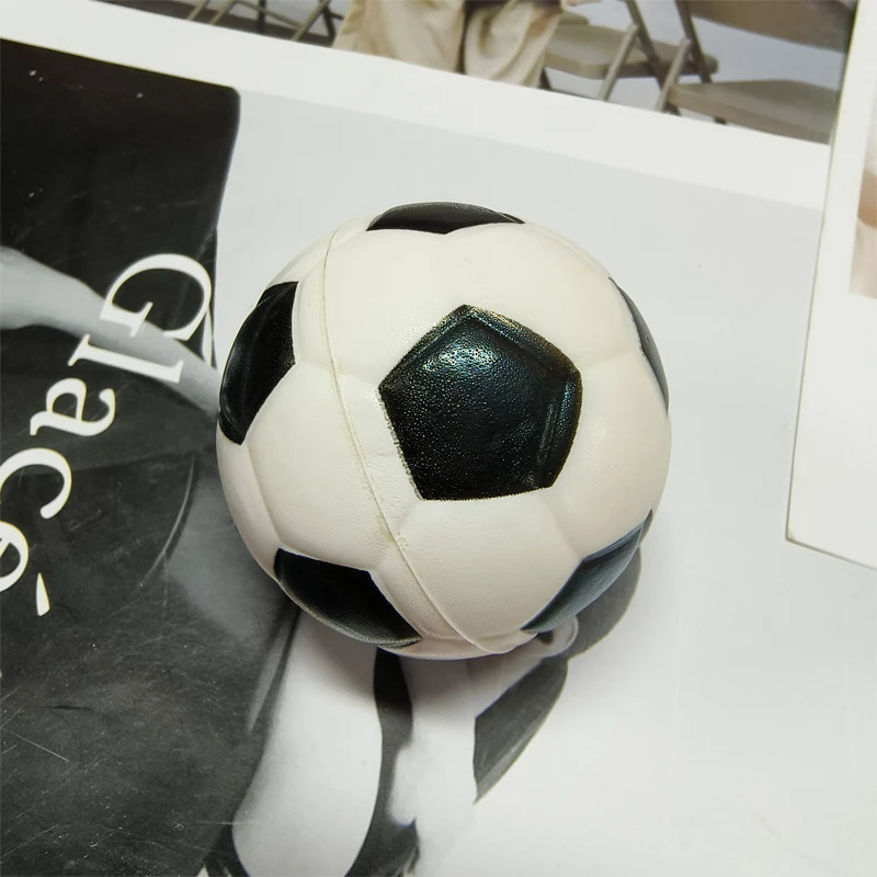 Slow Rebound Simulation Mini Sports Ball Basketball Football Toy Squeeze Stress Relief Toy for Children and Teenagers