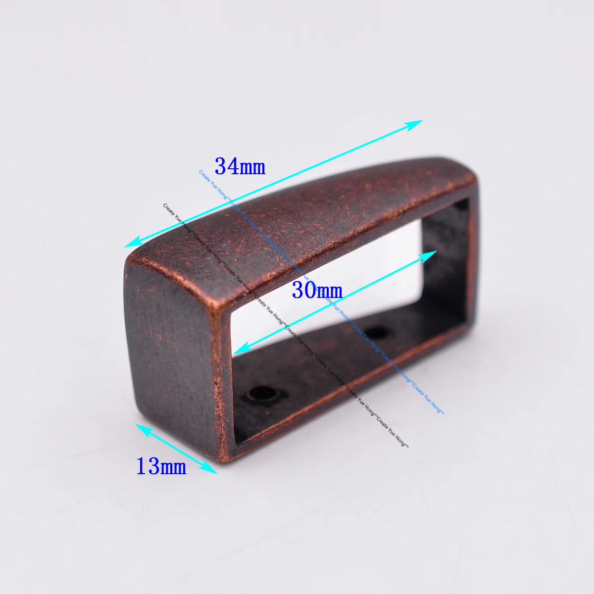 Heavy Sturdy  Western COOL Vintage Copper 3PCS SET Single Prong Pin Quality Leather Belt Buckle Fit 30mm Belt Str