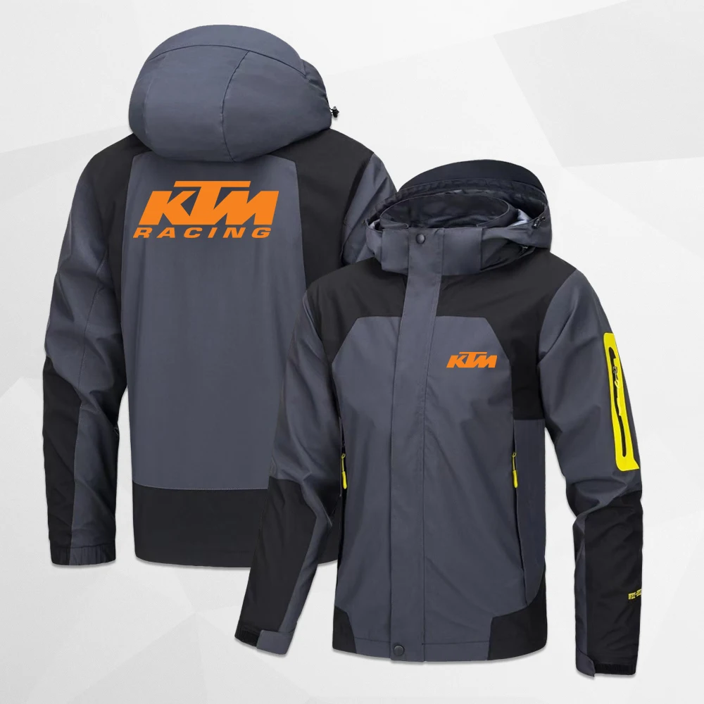 KTM2024 Autumn and Winter Classic Motorcycle Riding Jacket, High Quality Outdoor Leisure Mountaineering Waterproof Clothing