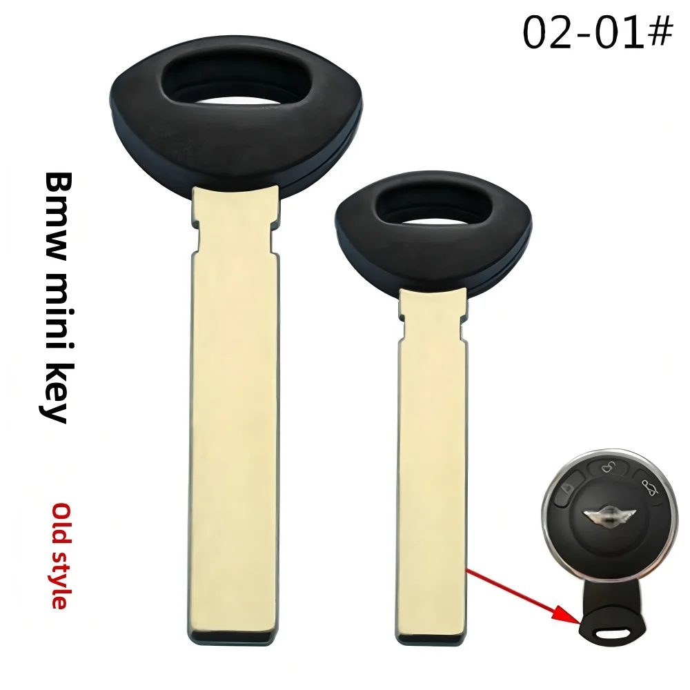 Chave inteligente fob chave sem cortes em branco para bmw 3 5 6 7 séries i8 i3 x7 g/u plataforma chave de emergência inteligente