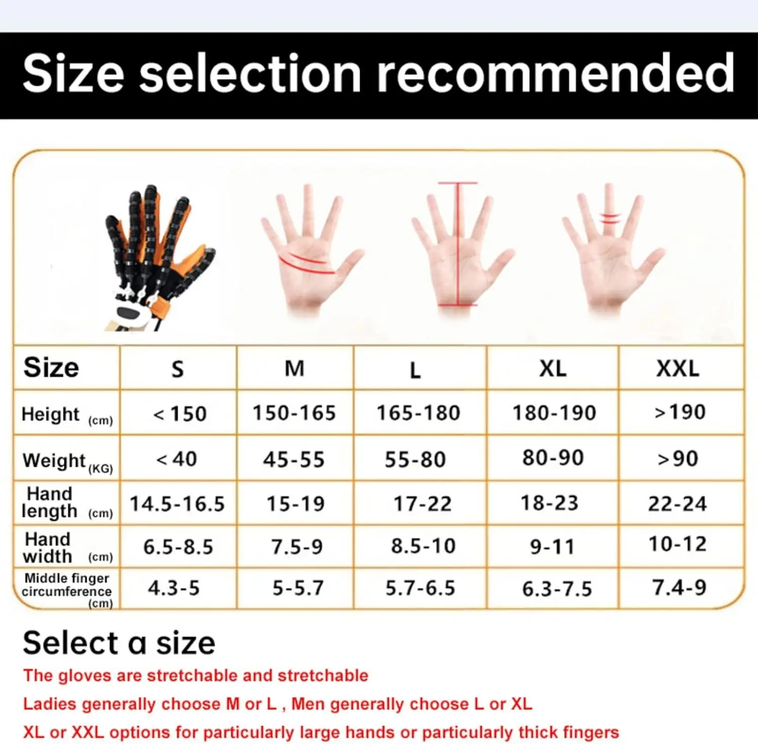 Fingers Rehabilitation Exerciser Robot Gloves Stroke Hemiplegia Cerebral Infarction Training Device Finger Hand Function Workout