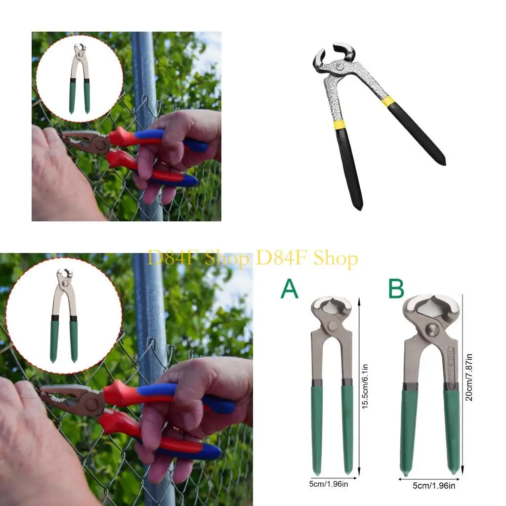 D84F Ergonomic Pulling Tool Reinforced Steel Build Fatigue Proof Grip Pattern