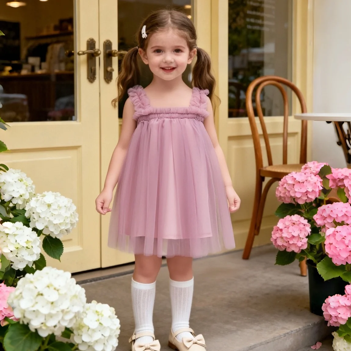 

Летний наряд для девочки: милое платье на бретельках для дня рождения, сказочное платье для девочки 9 месяцев - 4 лет