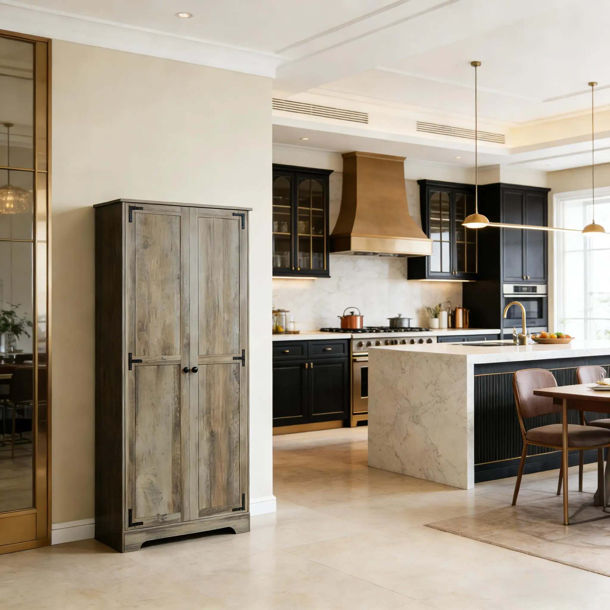 

Отдельно стоящий шкаф для хранения, шкаф-кладовка, деревенский шкаф для ванной комнаты