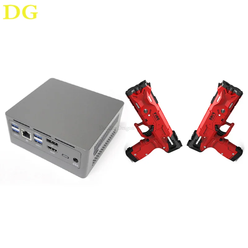 Double Fire Pheonix Light Gun and MINI Game Console Kit Support Recoil