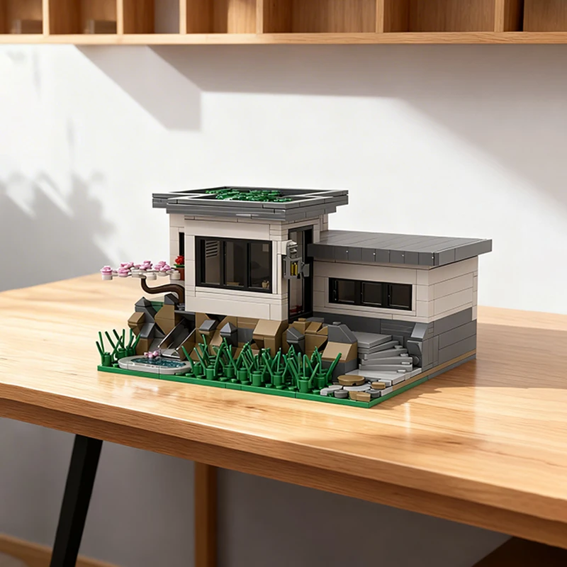 

710pcs MOC Hillside House Make Create Model Building Blocks Toy Gift Creative Display Collectible Desk Premium Adult Kids Home