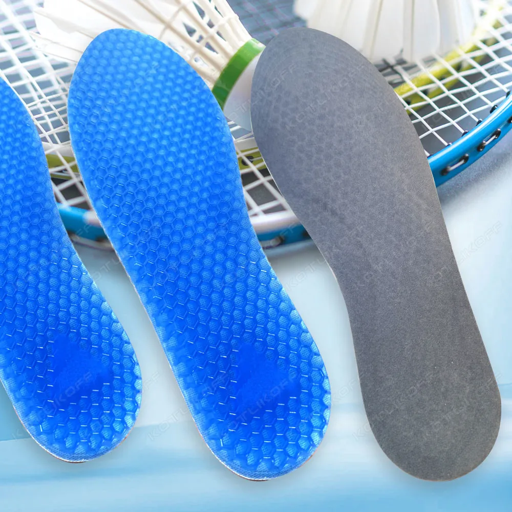 1 пара силиконовых сотовых стельок для обуви, мягкие вставки для обуви, спортивный противоскользящий шаблон для мужчин и женщин, подошва для обуви