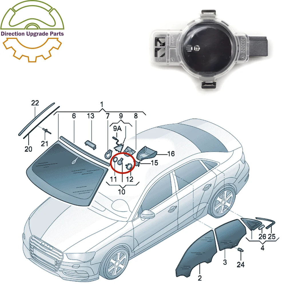 8UD 955 559 A Light and Rain Sensor 8UD955559A Air Humidity Rainfall Sensor