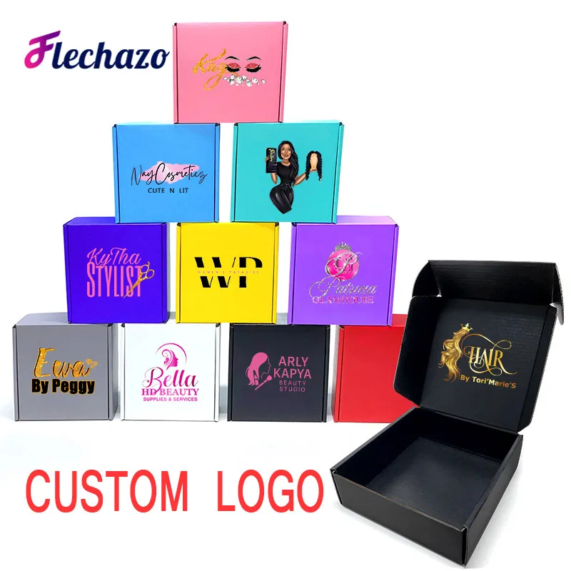 

Wigs Box Custom Logo Extra Hard Airplane Box Cosmetics Shirt Wig Gift Box Wedding Party Gift Box Folding Clothing Storage Box