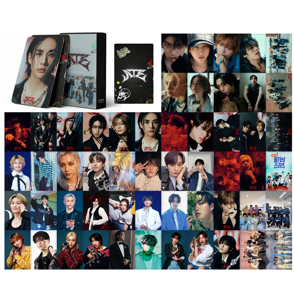 2024 New 55Pcs/Box Kpop ATE Solo Photocards Lomo Cards Photo Card for Fans Collection