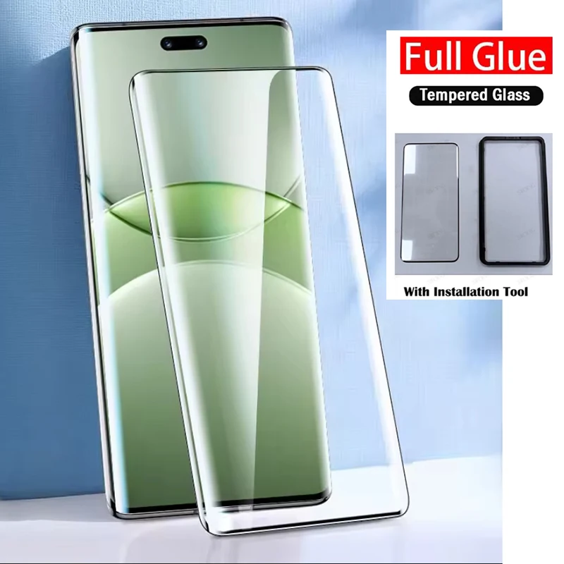 

For Honor 90 200 400 Pro Full Glue Screen Protector honor Magic 8 7 Pro 6 Film Magic V 5 VS 2 3 Tempered Glass With Installa Kit