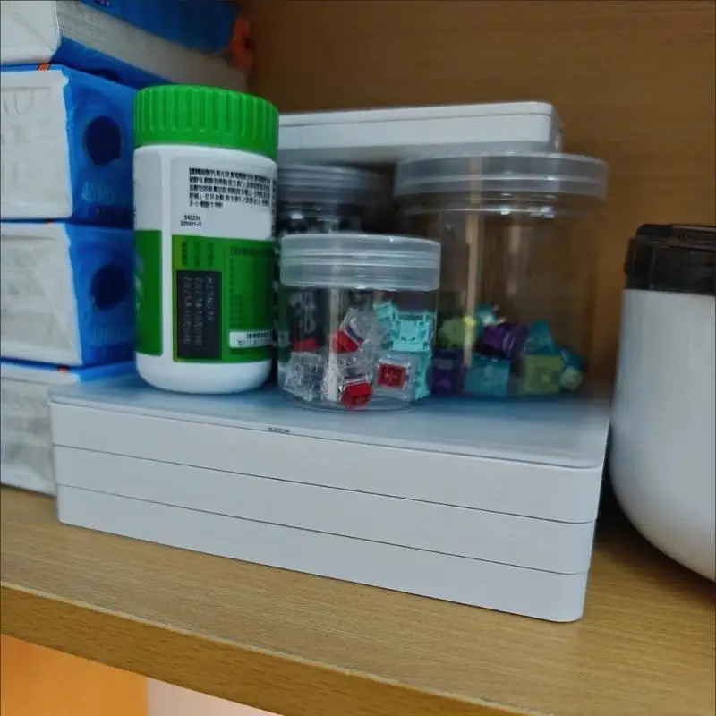 

Layer Keycap Storage Box With Detachable Lid Permanent Plastic Planner Dense Plan For Mechanical Keyset Enthusiasts D5QC