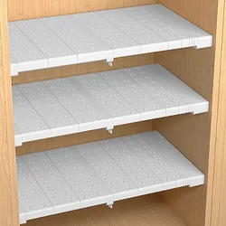 Adjustable Storage Shelves for Wardrobe, Kitchen, Bathroom - No Drilling Required!