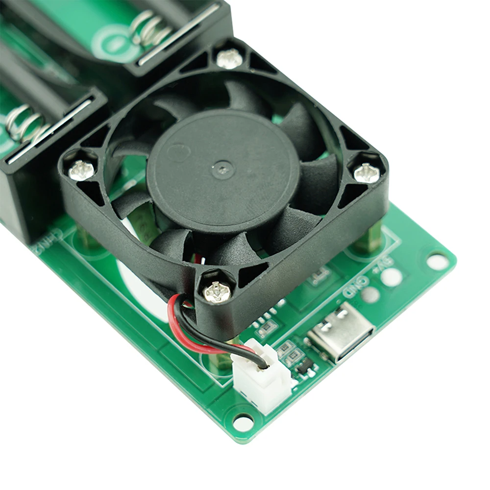 2-Kanal 18650 Batteriekapazitätstester mit Digitalanzeige, automatischer Lade- und Entladezyklusdetektor, Innenwiderstandsmessung – Detail 13