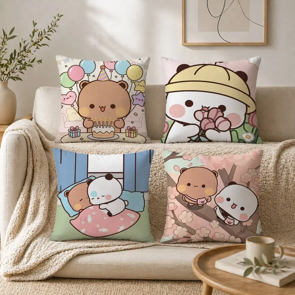 

Cute BuBu DuDu Pillow Case for Sofa Living Room Home office Decor Protective Cover